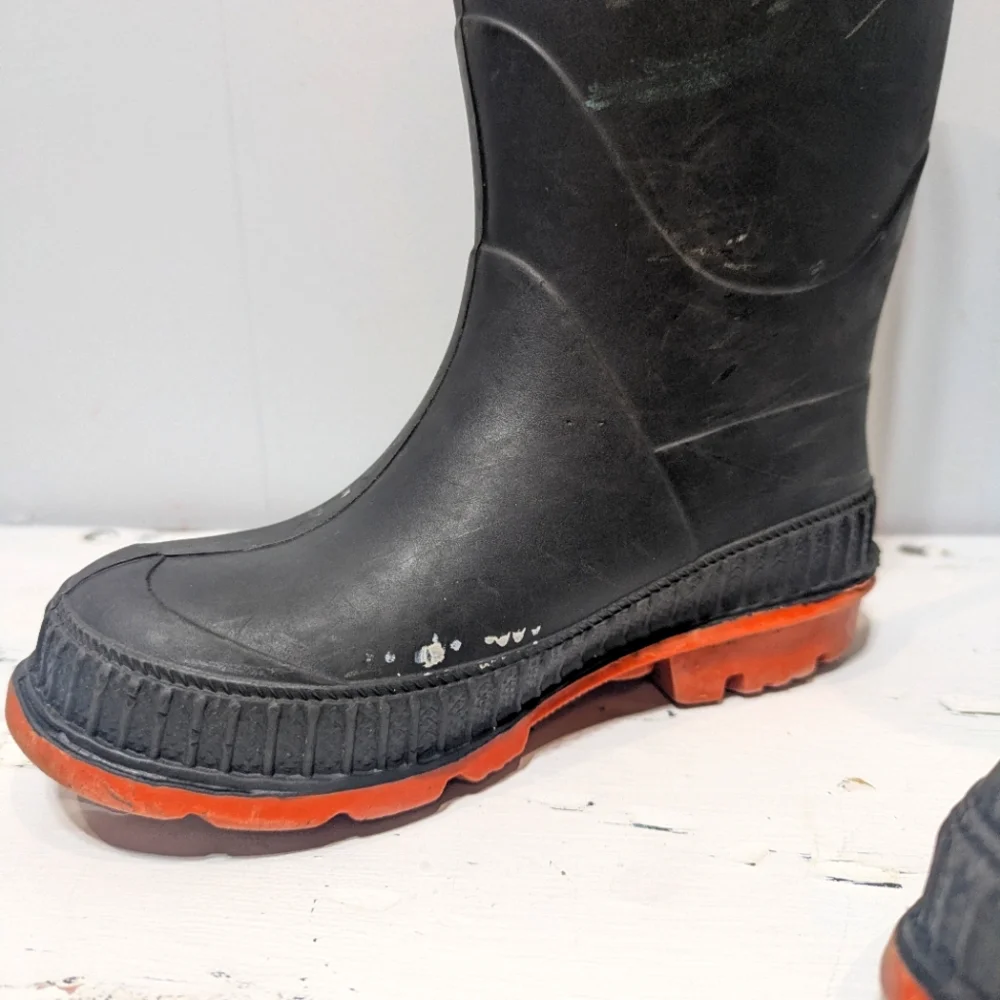 Toddler Black Rainboots Tall Size‎ Toddler 8 Rubber